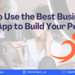 build personal brand using bizconnect business card app