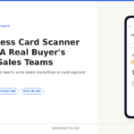 Best business card scanner buyer's guide — BizConnect ranked against CamCard and ABBYY