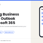 Scanning a business card to Outlook on Microsoft 365